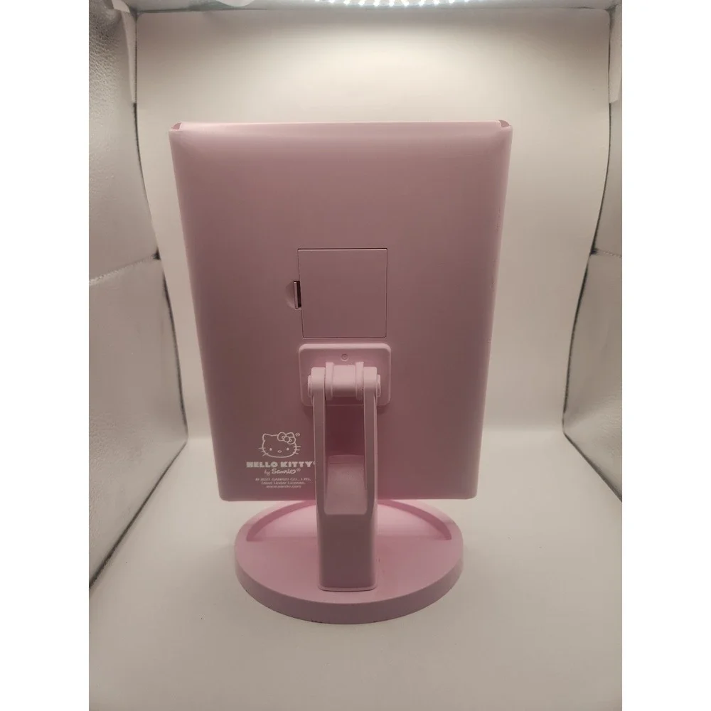 Hello Kitty Pink Impressions 2021 Tri-Fold LED Makeup Vanity Mirror Collectible